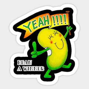 Just Bean Happy - Bean a Winner! Sticker